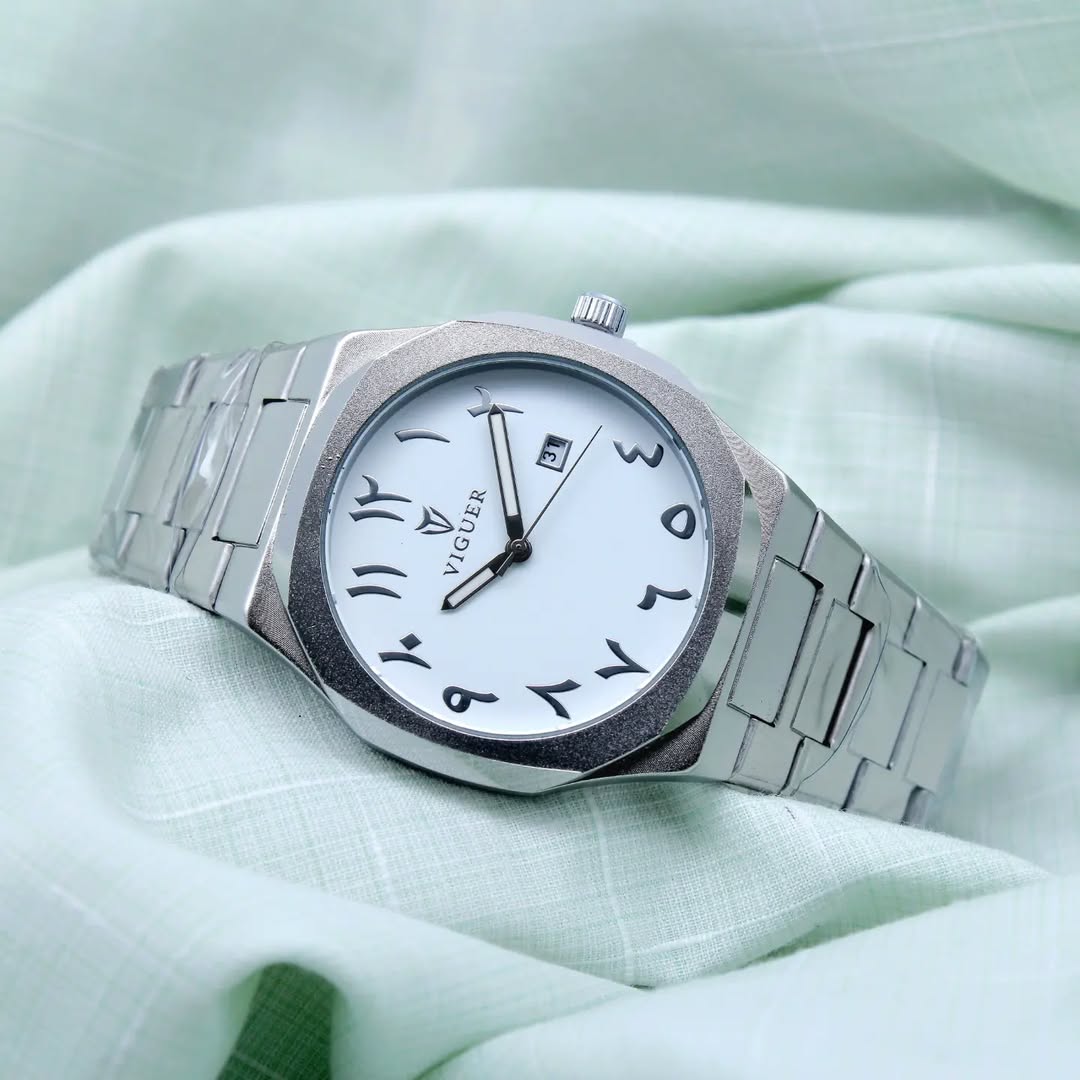 Viguer Watch Arabic Number White Dial