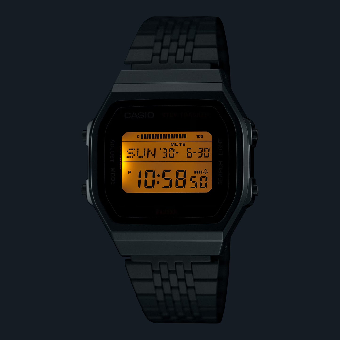 Casio Vintage Step Tracker Watch - ABL-100WE-1ADF