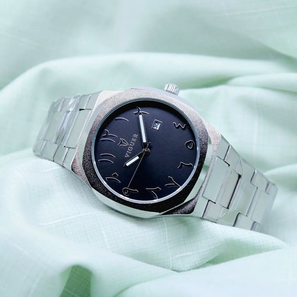Viguer Watch Arabic Number Black Dial