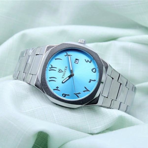 Viguer Watch Arabic Number Tifanny Dial