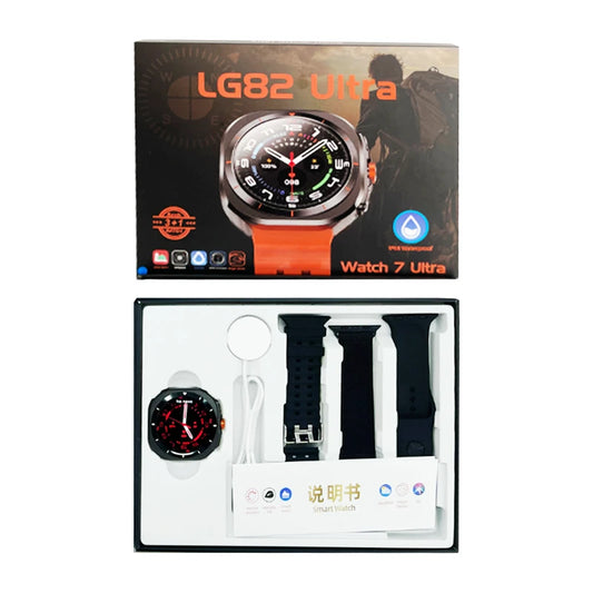 LG82 Ultra Smart Watch – Compass, Qibla, and Personalized Daily Assistant