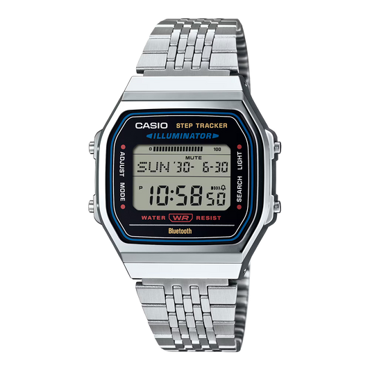 Casio Vintage Step Tracker Watch - ABL-100WE-1ADF