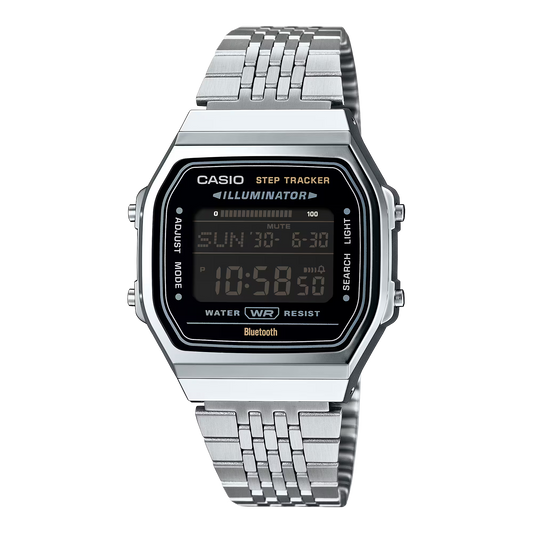 Casio Vintage Step Tracker Watch - ABL-100WE-1BDF