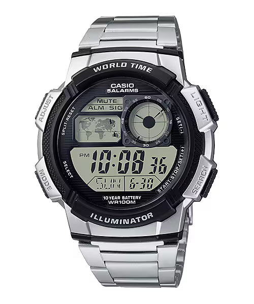 ساعة كاسيو الرقمية العالمية AE-1000WD-1AVDF